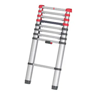 Teleskopleiter Hailo FlexLine, EN 131-6, höhenverstellbar, Einhand-Entriegelung, bis 150 kg, 9 Sprossen