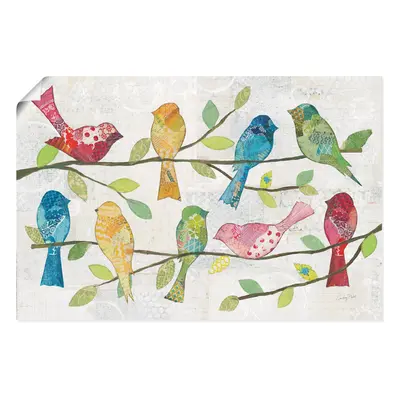 Artland Wandbild "Catching Up VI" Vogelbilder 1 Stk. tlg. als Alubild, Leinwandbild, Poster, Wandaufkleber in verschied. Grössen