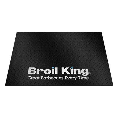 Broil King Bodenschutz – Grill Ablage/Grill Rollwagen/Grill Erweiterung – schwarz
