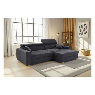 Jockenhöfer Gruppe Ecksofa "Slider L-Form, B: 277 cm Couch, 60cm elektrische Sitztiefenverstellung" 140kg Belastbarkeit, USB-Ans