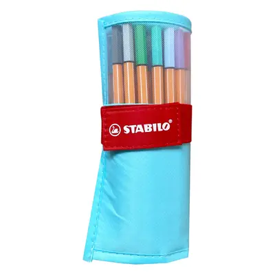Stabilo point 88 25er Rollerset pastell blau