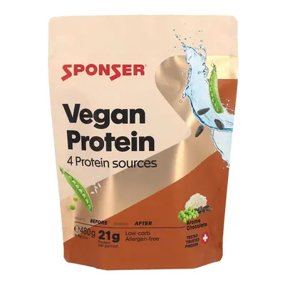 Sponser Vegan Protein Chocolate Btl 480 g