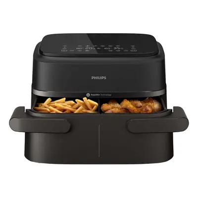 Philips 1000 Series Flexible Basket Heissluftfritteuse Schwarz