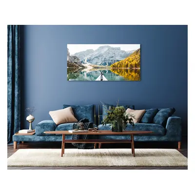 queence Acrylglasbild "Echo" Berge  Berge & Alpenbilder  Landschaft  Seebilder  Seelandschaft  Wald  Waldbilder 1 Stk. tlg. Fine