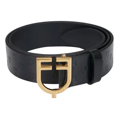Leder Damen-Gürtel mit Logo und Logo-Schnalle Equestro