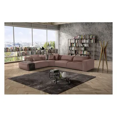 Egoitaliano Ecksofa "Beverly, extravangantes Designsofa mit erstklassigem Sitzkomfort" wahlweise mit elektrischer Relaxfunktion,