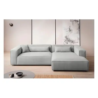 LeGer Home by Lena Gercke Ecksofa "PIARA XXL Cord, Big-Sofa, L-Form" wahlweise Ottomane rechts/links, Kedernaht, extra tiefe Sit