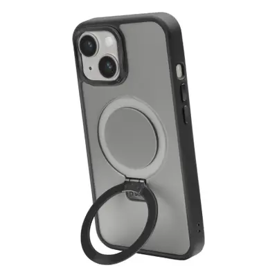 SBS, Covers, Cover compatibile con ricarica MagSafe con finiture in metallo e anello con funzione stand per iPhone 15, Produkte 
