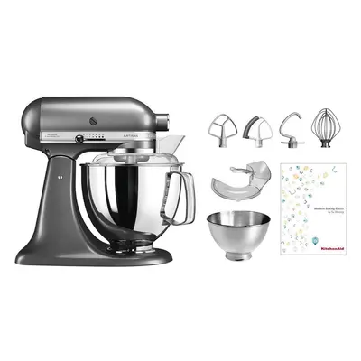 KitchenAid KSM 200 Medaillon Silber Swiss Edition Küchenmaschine