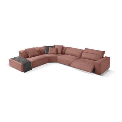 Egoitaliano Ecksofa "Beverly, extravangantes Designsofa mit erstklassigem Sitzkomfort" wahlweise mit elektrischer Relaxfunktion,