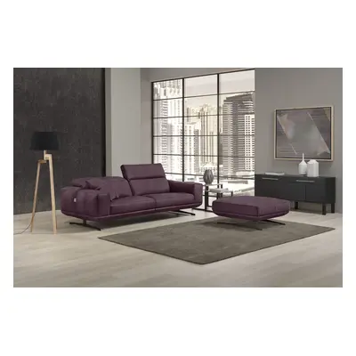 Egoitaliano 2,5-Sitzer "Gloria, super bequem und hochwertige Verarbeitung, edles Design" beidseitig verstellbare Rückenelemente,