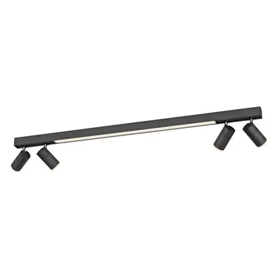Deckenlampe Pure-Lines Grau Eisen 5 cm 11.5 cm - Farbe: anthrazit - LED - Lichtfarbe: Extra warmweiss - Tageslichtweiss - LED En