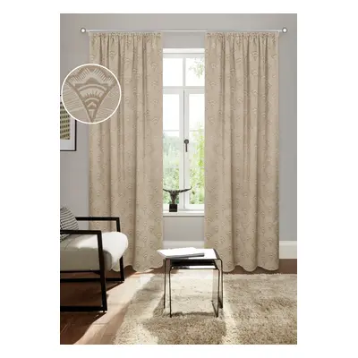 Bruno Banani Verdunkelungsvorhang "Alessio" Kräuselband 1 Stk. tlg. Elegantes Muster, Jacquard, verdunkelnder Vorhang, blickdich