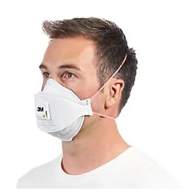 Atemschutzmaske 3M Aura Cool Flow 9332+, Einweg, Typ Partikelmaske FFP3, EN 149:2001 + A1:2009, mit Ventil, Polypropylen, weiss,