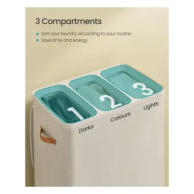 SONGMICS Wäschekorb "Laundry Basket 190 l"