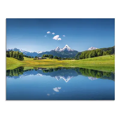 Artland Glasbild "Landschaft in den Alpen" Berge 1 Stk. tlg. in verschiedenen Grössen