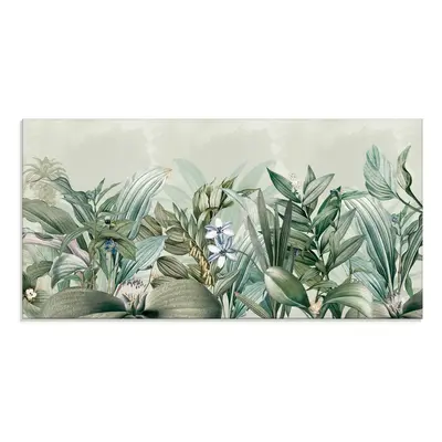 Artland Glasbild "Exotischer Floral Garten Landschaft" Blumenwiese 1 Stk. tlg. in verschiedenen Grössen