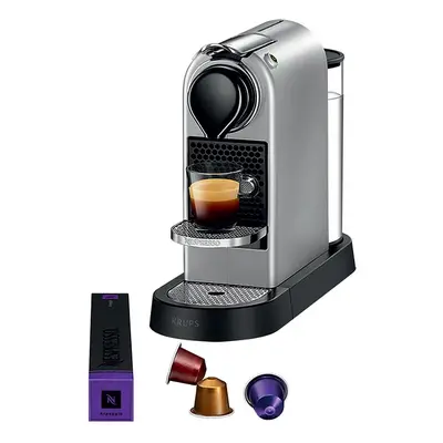 Krups Citiz XN741B Nespresso Maschine – Nespresso Maschine Original – silver