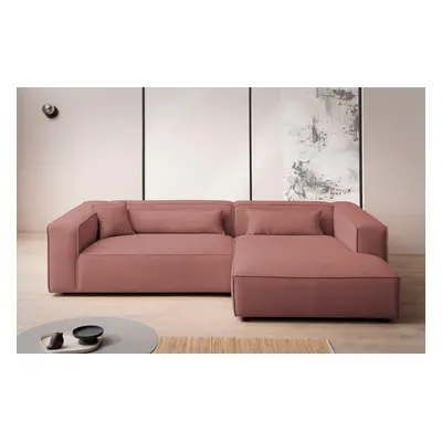 LeGer Home by Lena Gercke Ecksofa "PIARA XXL Cord, Big-Sofa, L-Form" wahlweise Ottomane rechts/links, Kedernaht, extra tiefe Sit
