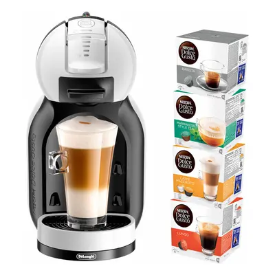 De Longhi MiniMe StarterKit Portionensystem – Dolce Gusto Kaffeemaschine/Dolce Gusto Maschine – black / white