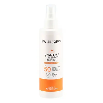 Swissforce Unsichtbares Sonnenspray Lsf50 vegan parfumfrei 200 ml