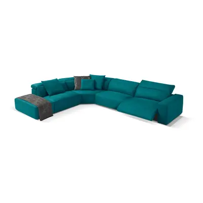 Egoitaliano Ecksofa "Beverly, extravangantes Designsofa mit erstklassigem Sitzkomfort" wahlweise mit elektrischer Relaxfunktion,
