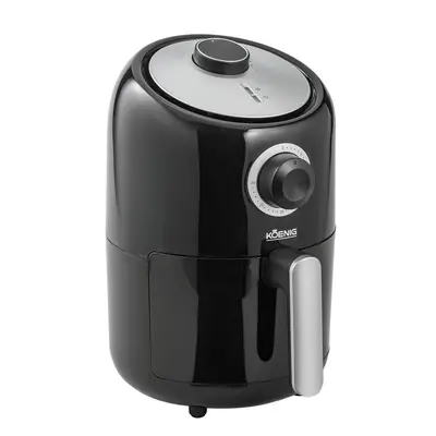 Koenig Quick&Pure 1 Heissluftfriteuse – Airfryer - Friteuse – schwarz / silber