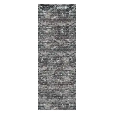 queence Vinyltapete "The Wall" Steinoptik glatt 90x250cm, selbstklebend, kinderleichte Anbringung, Sticker