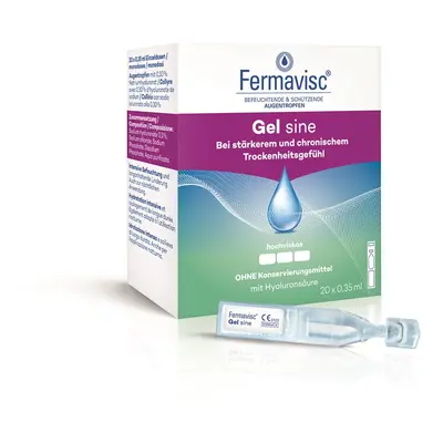 Fermavisc Gel sine Gtt Opht 20 Monodos 0.35 ml