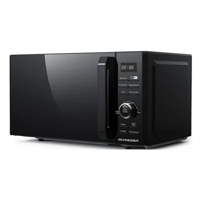 Schneider Mikrowelle mit Air-Fryer-Funktion, 25 Liter, 17 Automatikprogramme