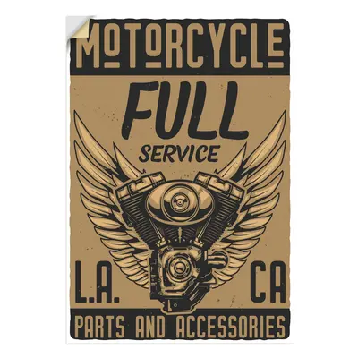 Artland Wandbild "Motorrad Los Angeles" 1 Stk. tlg. als Alubild, Leinwandbild, Poster, Wandaufkleber in verschied. Grössen