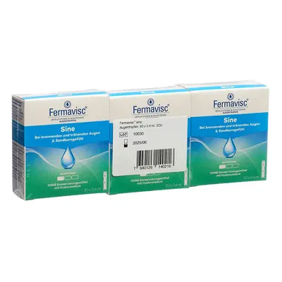 Fermavisc sine Gtt Opht 60 Monodos 0.4 ml