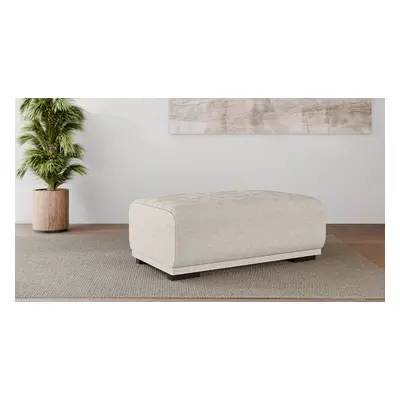 GOODproduct Polsterhocker "BORNHOLM, grosser Hocker passend zur Serie, Masse B/T/H: 122/72/46 cm" mit Wellenfederung, in hochwer