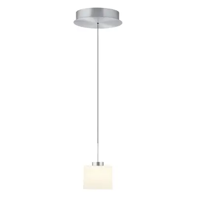 Pendellampe Elli Silber Aluminium/Eisen 26 cm - Farbe: Aluminium eloxiert - LED - Lichtfarbe: Warmweiss - LED Energiesparlampen