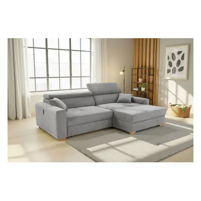 Jockenhöfer Gruppe Ecksofa "Slider L-Form, B: 277 cm Couch, 60cm elektrische Sitztiefenverstellung" 140kg Belastbarkeit, USB-Ans