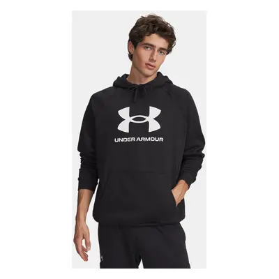 Under Armour Rival Fleece Men's Logo Hoodie Black / White L