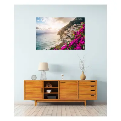 queence Acrylglasbild "Ella" Himmel  Italien  Landschaft  Meer  Meer Bilder  Pflanzen  Spanien 1 Stk. tlg. Fine Art-Print in Gal
