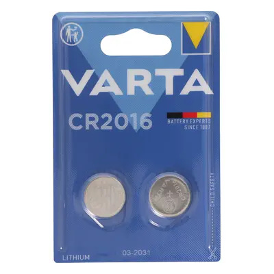 2 Stück Varta CR2016 Lithium Batterie IEC CR 2016