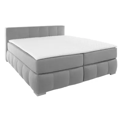 Home affaire Boxspringbett "Chelles" inkl. Topper, in XXL- Überlänge 220 cm, Unterbox mit feine Wölbung