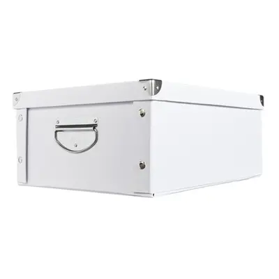 Aufbewahrungsbox Pappe Weiss | 40 × 33 × 17 cm
