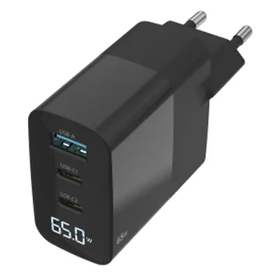 Sitecom, USB Ladegerät, Sitecom 65W GaN Wall Charger LED-Display, Produkte & Wohnen