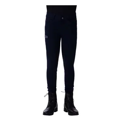 QHP Reithose Novan Kniegrip Junior - Navy