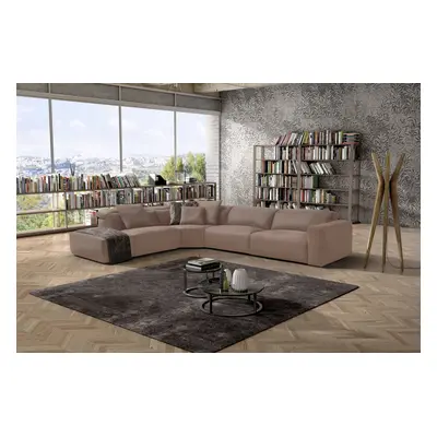 Egoitaliano Ecksofa "Beverly, extravangantes Designsofa mit erstklassigem Sitzkomfort" wahlweise mit elektrischer Relaxfunktion,