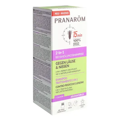 Pranarom Aromapoux 2in1 Behandlungsshampoo gegen Läuse mit Kamm Tb 150 ml