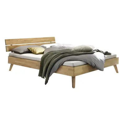 Hasena Bett Antonello Braun Holz 180 x 200 cm - Farbe: eiche - Bett