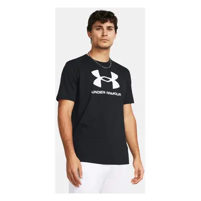Under Armour Logo Men's Short Sleeve Black / White M