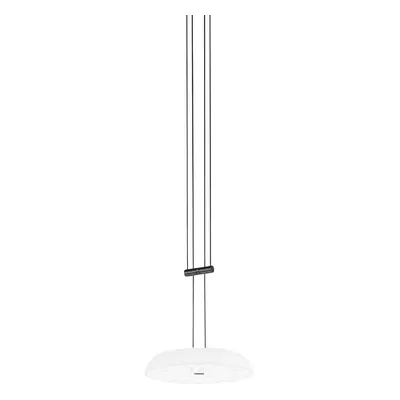Designer-Pendellampe Bankamp Strada 2.0 Bowl schwarz dimmbar D 25 cm - Material: Acryl - LED - Lichtfarbe: Extra warmweiss - LED