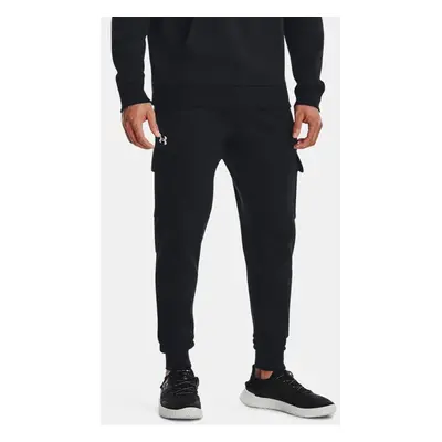 Under Armour Rival Fleece Men's Cargo Joggers Black / White M