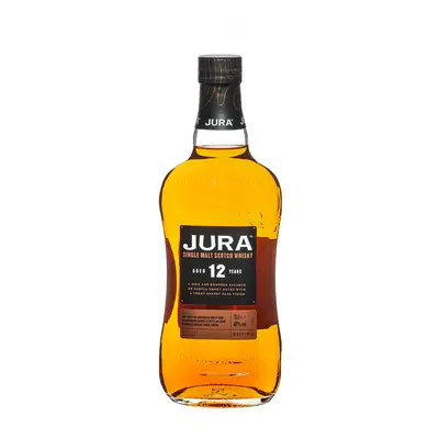 Jura 12 Jahre Single Malt Scotch Whisky / 40 % Vol. / 0,7 Liter-Flasche in Geschenkdose
