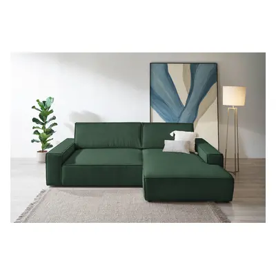 GOODproduct Ecksofa "SHERWOOD XXL Cord 284, Big-Sofa L-Form, tiefe Sitzfläche 95 cm" Recamiere rechts/links, als Schlafsofa stel